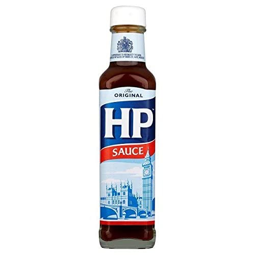 HP - Bote boca abajo de salsa marrón - 255 g - Pack de 2 unidades