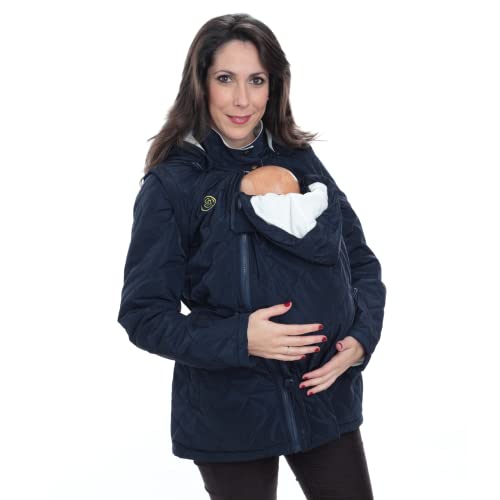 Amarsupiel | Abrigo de Porteo y Maternidad Multifuncional 5 en 1| Abrigo de Embarazo Multifuncional | Chaqueta Portabebés |  Abrigo de Porteo Mujer Universal | Certificado OEKOTEX | Fabricado en UE