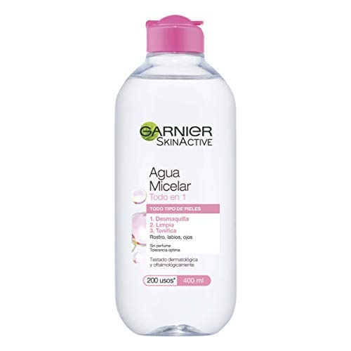 Garnier Skin Active - Agua Micelar Clásica para pieles normales todo en uno – 400 ml