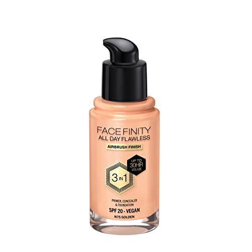 Max Factor Facefinity Base de Maquillaje, Golden, N75, 30 ml