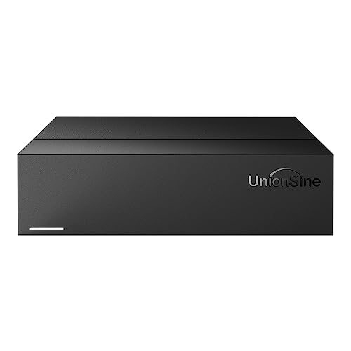 UnionSine 10TB 3.5' USB 3.2Gen HDD Disco Duro Externo Compatible PC/Escritorio/Laptop/Mac/Xbox/Xbox One/PS4/TV (Negro) HD3511