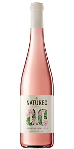 Natureo Syrah-Cabernet Sauvignon, Vino Rosado desalcoholizado, 75 cl - 750 ml