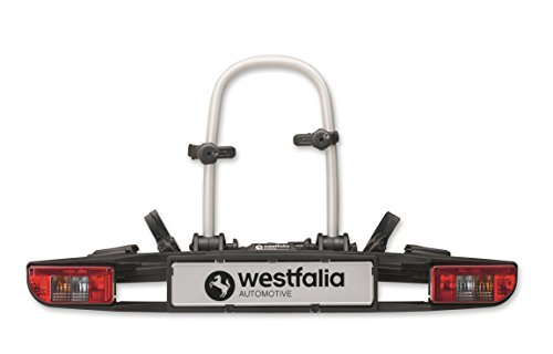 Portabicicletas Bikelander Classic de Westfalia para enganche de remolque | Portabicicletas de enganche de remolque plegable para 2 bicicletas | Compatible con eBikes