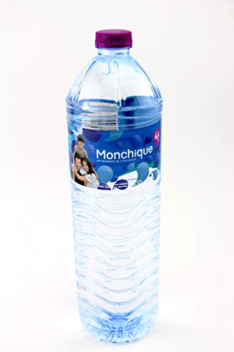 Agua Mineral Alcalina de Monchique Botella 1,5Litros ( pack de 6 botellas de 1.5 litros ) Portugal