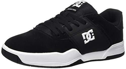 DC Shoes Central, Zapatillas de Skateboard Hombre, Negro (Black/White BKW), 44 EU