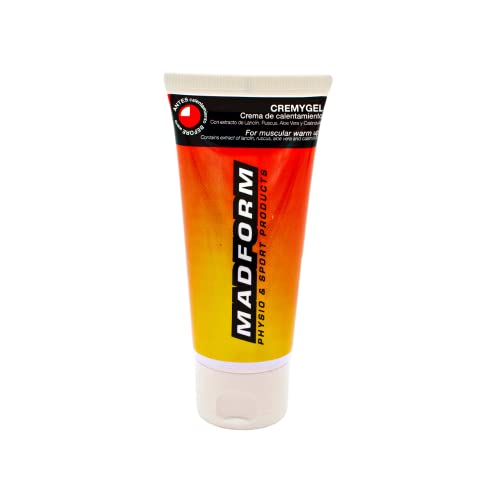 Madform Crema De Calentamiento Muscular - Cremy Gel, Negro, 60 ml