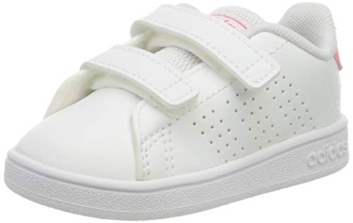 adidas Advantage I, Sneaker Unisex niños, Footwear White Real Pink Footwear White, 26 EU