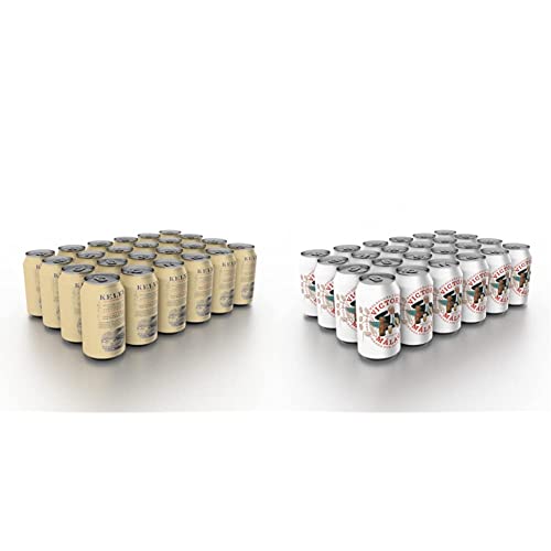 Keler Cerveza - Paquete de 24 x 330 ml, total de 7920 ml & Victoria Cerveza - Paquete de 24 x 330 ml - Total: 7920 ml