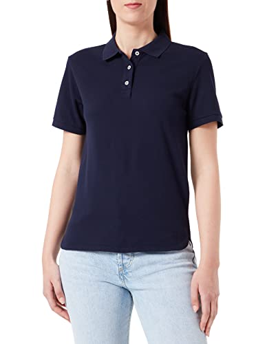 United Colors of Benetton Camiseta Polo M/M 3wg9d3008 Camisa, Azul Oscuro 016, XL para Mujer