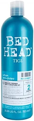 Bed Head by Tigi – Urban Antidotes Recovery, champú hidratante para cabello seco, 750 ml