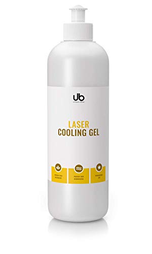 UB Gel de enfriamiento láser – para IPL y terapia de luz | Reduce la molestia del dolor | Previene el sobrecalentamiento de la piel 500 ml