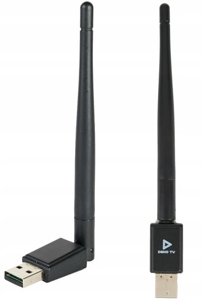 Deko WiFi USB - MT7601 2.4GHz Antena WiFi, USB2.0 WiFi dongle Stick para decodificador DVB y TV Box, USB WiFi