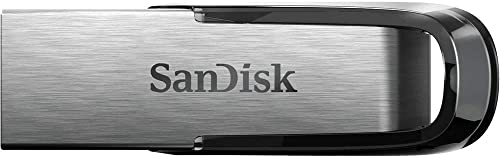 SanDisk Ultra Flair Memoria flash USB 3.0 de 128 GB, con carcasa de metal duradera y elegante y hasta 150 MB/s de velocidad de lectura, Color Silver
