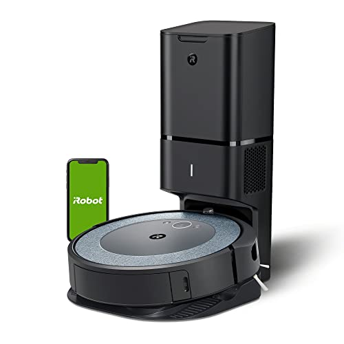Robot aspirador Wi-Fi iRobot Roomba i3552 - vaciado automático - 2 cepillos goma multisuperficie - Óptimo mascotas - Sugerencias personalizadas - Compatible con asistente de voz - Coordinación Imprint
