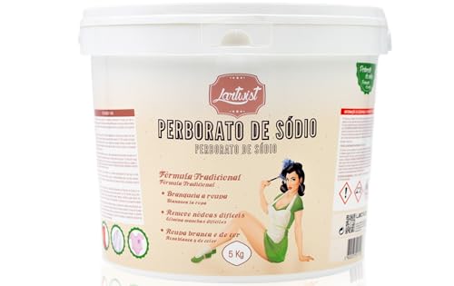 Percarbonato de Sodio Premium 5Kg : Blanqueador Natural, Revive Tus Tejidos y Combate Manchas Difíciles - Ecológico y Biodegradable, Potenciador de Lavado [Más de 500 Lavados]