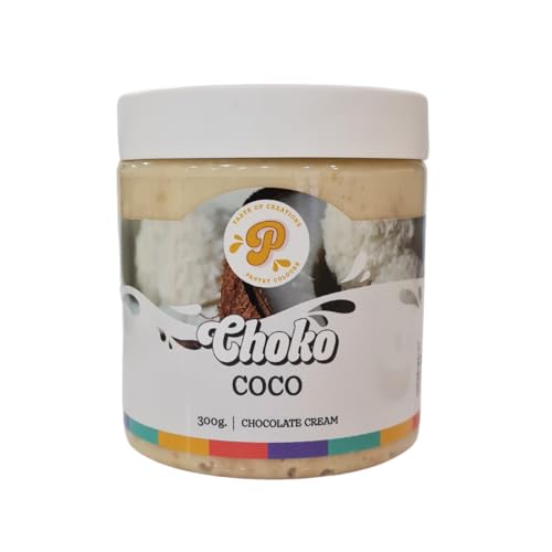 PASTRY COLOURS - Crema de Coco - Crema para Untar y Rellenar Repostería - Sabores Deliciosos para tus Creaciones - 300Gr (Coco)