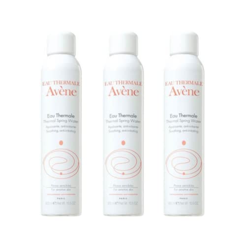3 x Avene – Agua termale Spray de 300 ml – antigrietas y addolcente