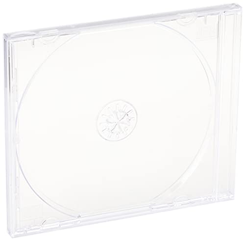 Hama 044748 - Caja para 1 CD, 5 unidades, color transparente