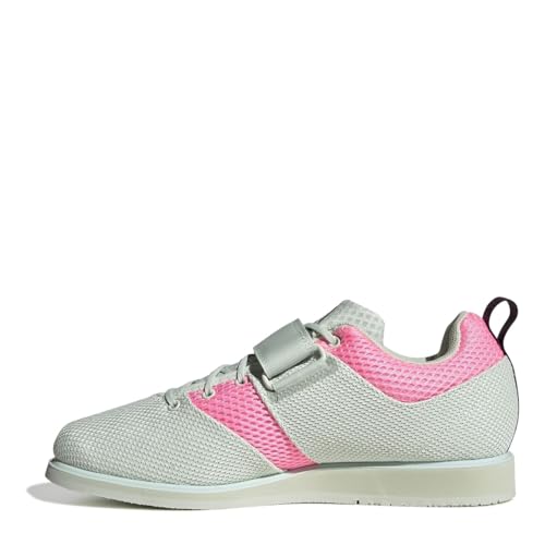 adidas Powerlift 5, Sneaker Unisex Adulto, Linen Green Beam Pink Shadow Maroon, 44 EU
