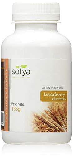 SOTYA - SOTYA Levadura de Cerveza y Germen de Trigo 225 comprimidos 600mg, 135g