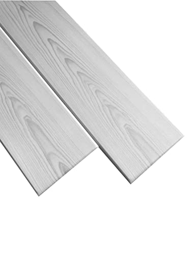 Paneles de pared, de techo, decorativos, aspecto de madera, material SENSIBLE poliestireno 3 mm de espesor ((6 m²/36 unidades), P02)