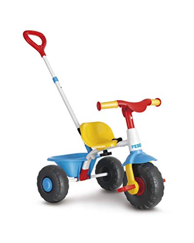 FEBER- Triciclo Trike 2 en 1 de altura regulable, triciclo para niños a partir de 1 año(Famosa, es 800012810)