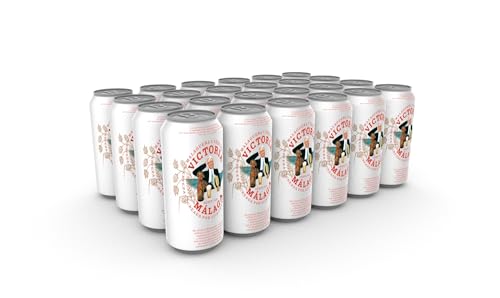 Victoria de Málaga - Cerveza suave, caja de 24 latas de 50 cl