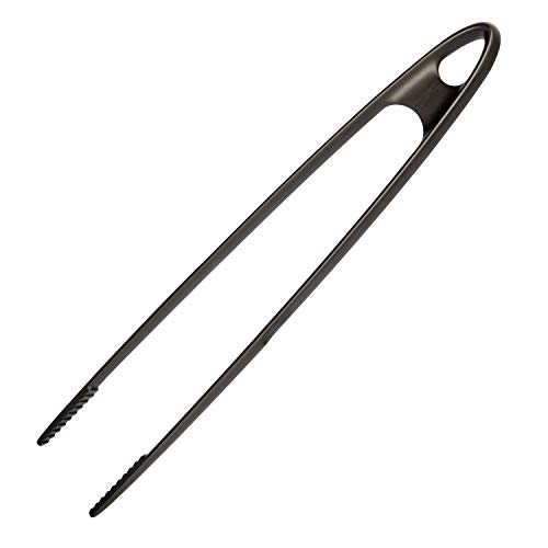 Westmark Pinzas para freír y servir, Pinzas para parrilla, Plástico, Longitud: 29 cm, Negro, 13692270