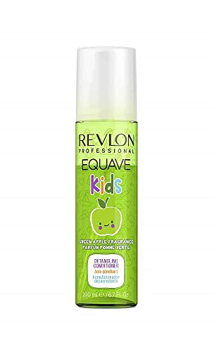 Revlon Professional Equave Kids Acondicionador Pelo Hipoalergénico sin Aclarado, Desenredante Pelo, Green Apple, 200 ml