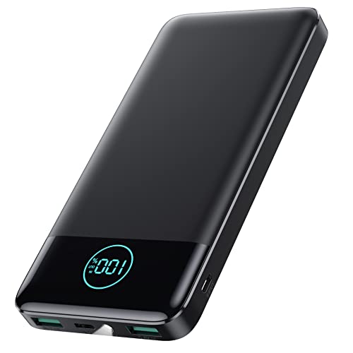 AXNEB Power Bank 13800mAh,[Pequeña Pero Poderosa] Batería Externa USB C In & out 3A Cargador Portátil de Alta Velocidad con Linterna Batería Portátil para iPhone 14/13 Samsung Huawei Xiaomi etc.