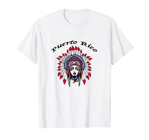 Puerto Rico Mujer Taino India Camiseta