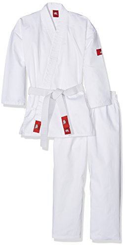 YOSIHIRO Karate Kimonos, Unisex Adulto, Blanco, 110 cm