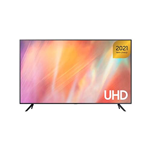 Samsung 4K UHD 2021 43AU7105 - Smart TV de 43' con Resolución Crystal UHD, Procesador HDR10+, PurColor, Contrast Enhancer