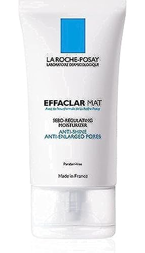 La Roche-Posay Effaclar loción hidratante sebo-reguladora, 40 ml antibrillo, cierra los poros Cierra los poros y reduce el flujo del sebo. Mantiene la piel mate. -