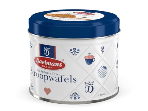Daelmans Stroopwafels - en lata Daelmans - 330 gramos por lata - Auténtico Stroopwafel original holandés