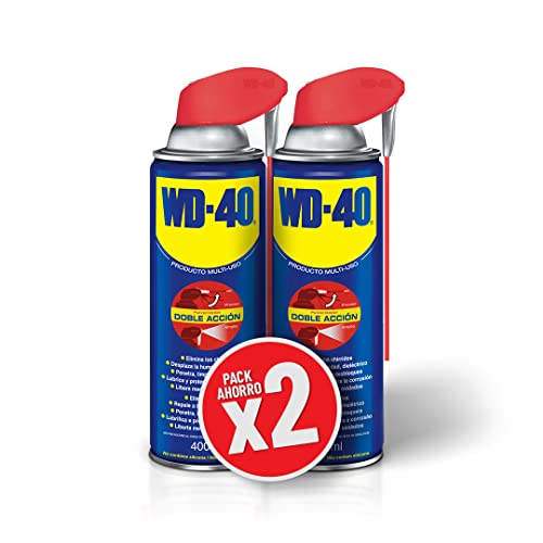 WD-40 Producto Multi-Uso Doble Acción, 2 x 400 ml