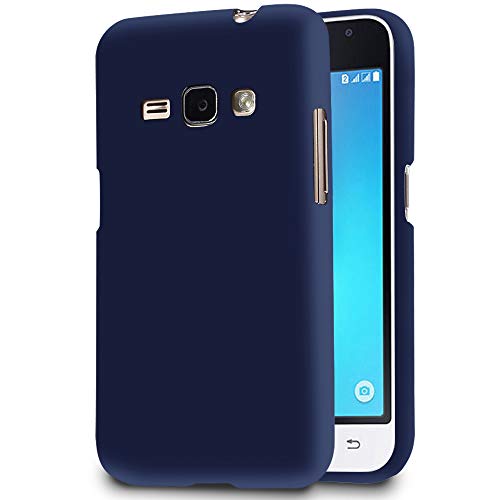 Funda Blanda para Samsung Galaxy J1 | TPU | en Azul Marino | Resistente a Golpes