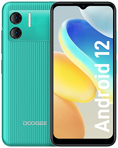 DOOGEE X98 Pro Teléfono Móvil Libre Andriod 12 9GB RAM+64GB ROM(Ampliado a 1TB), Pantalla 6.52' HD, Batería 4200mAh Smartphone, Cámara 12MP, Verde