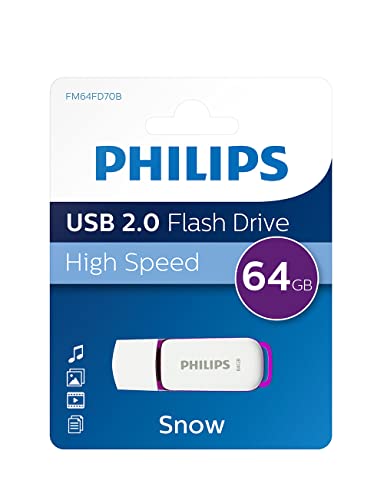 Memoria USB Philips FM08FD70B/10 Snow Edition, 64 GB