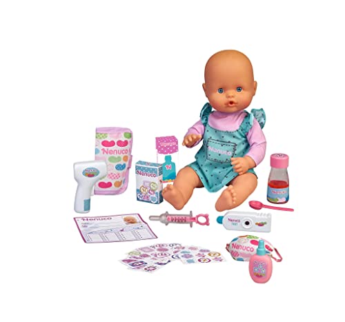 Nenuco- ¿Estás malito?, muñeco bebé con accesorios para ver si está enfermo (Famosa 700016658)