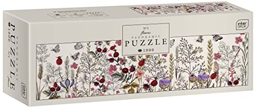 Flowers no. 1 - 1000 Pieces Panorama Jigsaw Puzzle for Adults