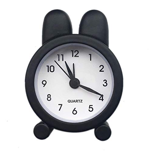Pequeño Reloj Despertador Cama Reloj Creativo Compacto Lindo Mini Metal pequeño Reloj Despertador electrónico pequeño Juguete Encantador para niños-C_China