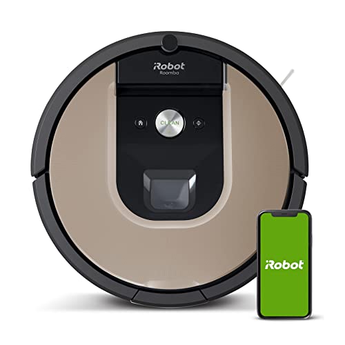 Robot aspirador conexión Wi-Fi iRobot Roomba 966 - 2 cepillos goma multisuperficie - Óptimo mascotas - Recarga y reanuda - Sugerencias personalizadas - Compatible asistente voz - Coordinación Imprint