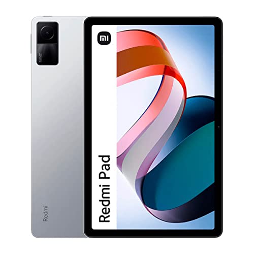 Xiaomi L83 Redmi Pad Tablet, 4 GB - 128 GB, Resolución de 1200 x 2000, Frecuencia de Actualización de 90 Hz, Plata Claro de Luna