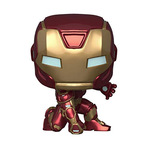 Funko - Pop! Marvel: Avengers Game - Iron Man Figurina, Stark Tech Suit, Multicolor (47756)