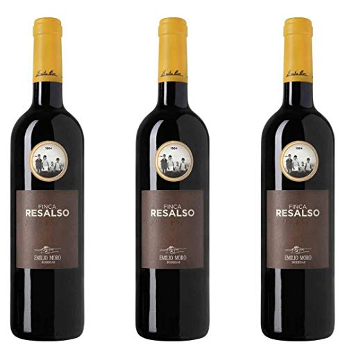 Finca Resalso Vino Tinto - 3 botellas x 750ml - total: 2250 ml