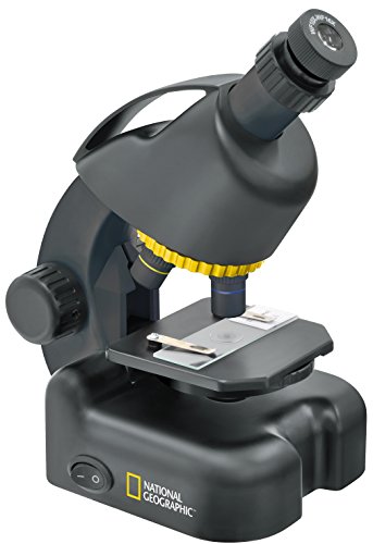 Bresser Optics Microscopio National Geographic 40-640X Con Soporte Para Smartphone, Negro