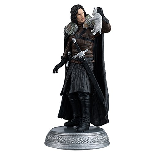 Jon Snow Figure Resin 8cm 1/21 Serie Official Collector's Model Eaglemoss Game of Thrones Winterfell