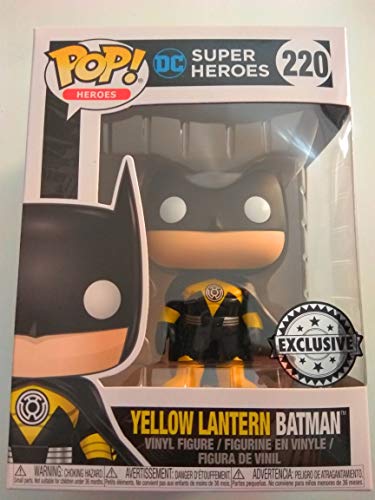 Figura Pop DC Comics Yellow Lantern Batman Exclusive