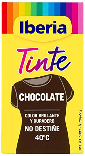 Iberia Tinte Color Chocolate no destiñe a 40 º C Caja 1 ud